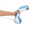 Żelazko parowe MPM MZP-01 ze stopą ze stali nierdzewnej, 1200 W, odłączany zbiornik 0,25 L, para ciągła 36 g/min, niebieskie
