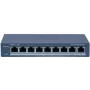 Przełącznik sieciowy Hikvision DS-3E1309P-EI(B) 8-portowy 100 Mbps z PoE 110 W