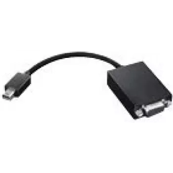 Lenovo 0A36536 przejściówka wideo VGA (D-Sub) Mini DisplayPort Czarny