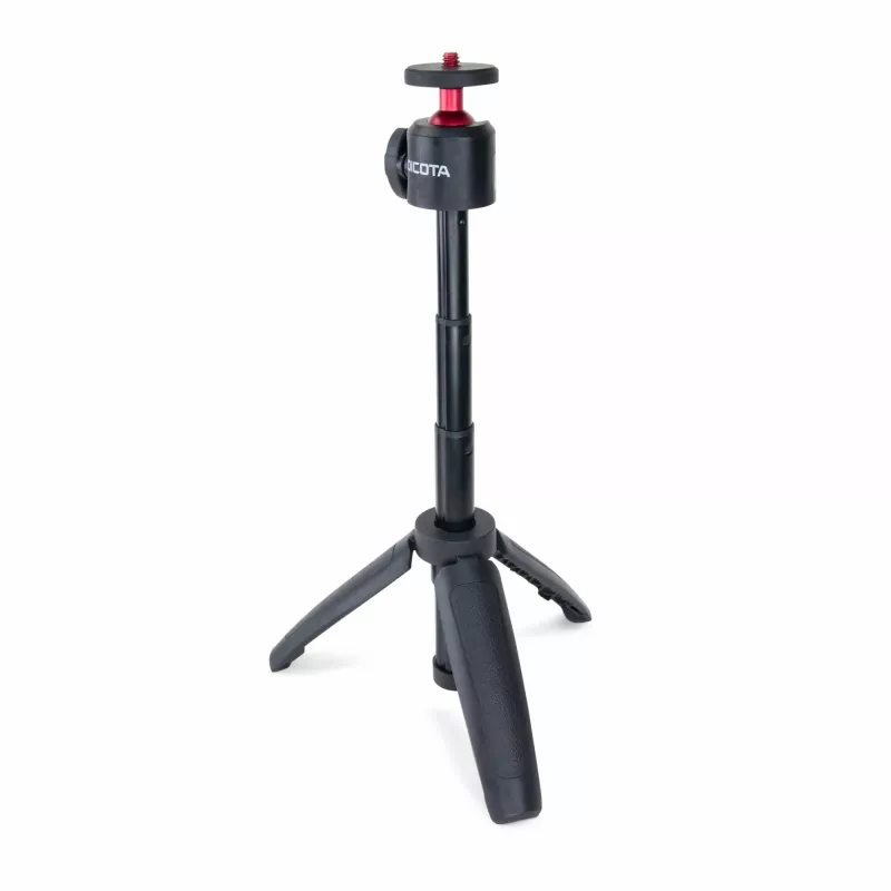 Statyw do kamery internetowej Dicota Wysokość robocza = 147 - 245 mm Czarna Głowica kulowa