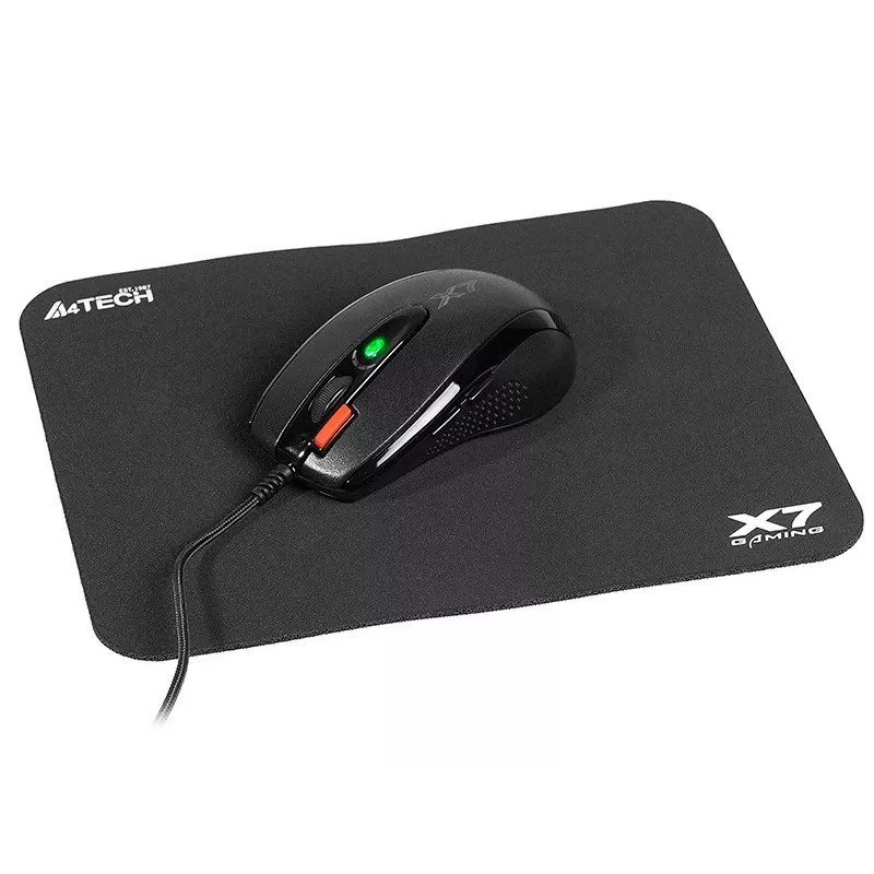 Mysz gamingowa A4Tech X-7120 USB Type-A symetryczna 2000 DPI, 3 ms, przewodowa, czarna