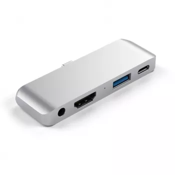 Satechi Aluminiowy Hub USB-C do iPada Pro Srebrny