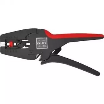Knipex Selbstanpassende Abisolierzange KNIPEX MultiStrip10 automatische Abisolierzange, do profesjonalnego usuwania izolacji z przewodów od 0,03 do 10,0 mm², 12 42 195 SB (12 42 195 SB)