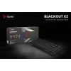 Mechaniczna klawiatura gamingowa SAVIO CzarnyOUT X2 BROWN 61-klawiszowa 60% USB QWERTY RGB Outemu Brown