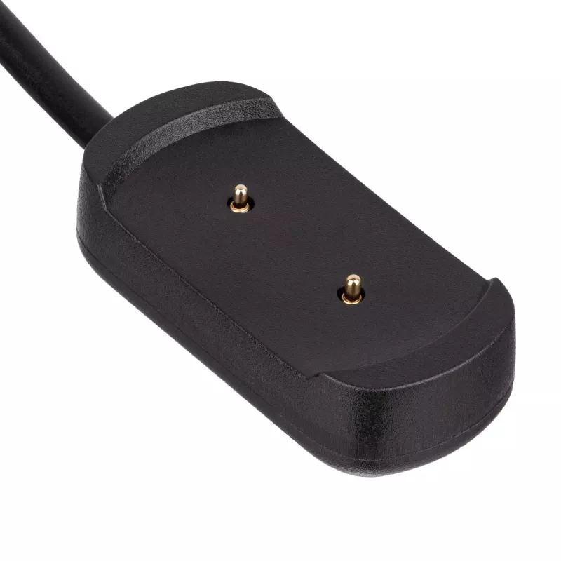 Ładowarka wewnętrzna Akyga AK-SW-02 do smartwatcha, czarna, USB 5 V, 1 m