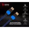 Przewód HDMI Savio GCL-02 1,8 m HDMI Typ A (Standard) Czarny, Niebieski