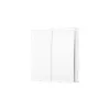 TP-Link Tapo Smart Light Switch 2-Gang 1-Way, Tilt, Biały, 91.5 mm, 100.5 mm, 55.5 mm, 200 g