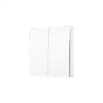 TP-Link Tapo Smart Light Switch 2-Gang 1-Way, Tilt, Biały, 91.5 mm, 100.5 mm, 55.5 mm, 200 g