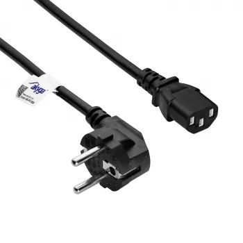 Akyga AK-PC-06A kabel zasilający CEE 7/7–IEC C13, 3 m, czarny