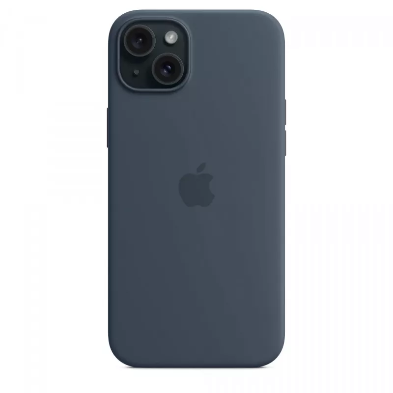 Apple iPhone 15 Plus Silikonowe etui z MagSafe - Storm Blue
