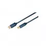 ClickTronic 1.8m USB3.0 A - B m/m 1.8m USB A USB B niebieski kabel USB (70092)