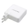 Qoltec GaN Charger FAST 108W | 5-20V | 3-4.7A | USB C | Biały