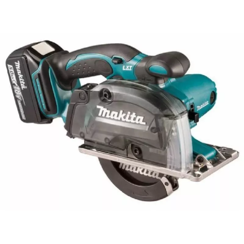 Makita DCS552RTJ przenośna pilarka tarczowa 13,6 cm Czarna, miętowy kolor 3600 RPM