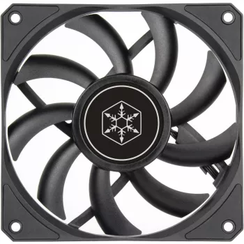 Wentylator obudowy SILVERSTONE SST-AS120B 120 mm czarny przezroczysty, 3-pin