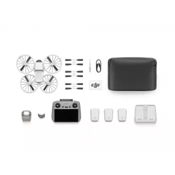 Quadcopter DJI Flip Fly More Combo RC 2 — 4 wirniki, kamera 48 MP, 3840×2160, maks. prędkość 16 m/s, zasięg 14000 m