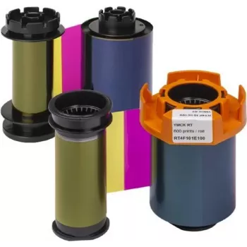Evolis High Trust - Kolor (cyjan, magenta, żółty, Czarny) - Taśma (Kolor) (RT4F101E100)