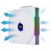 Wentylator obudowy 120 mm Lian Li 12RTLLCD1W1W ARGB Wireless LCD biały