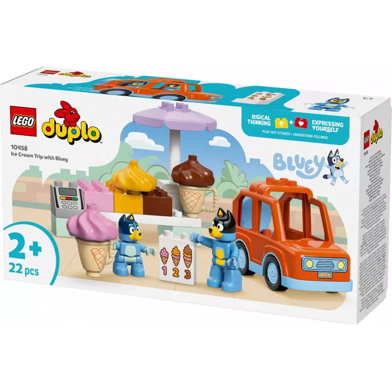 LEGO BLUEY 10458 Wycieczka na lody z Bluey