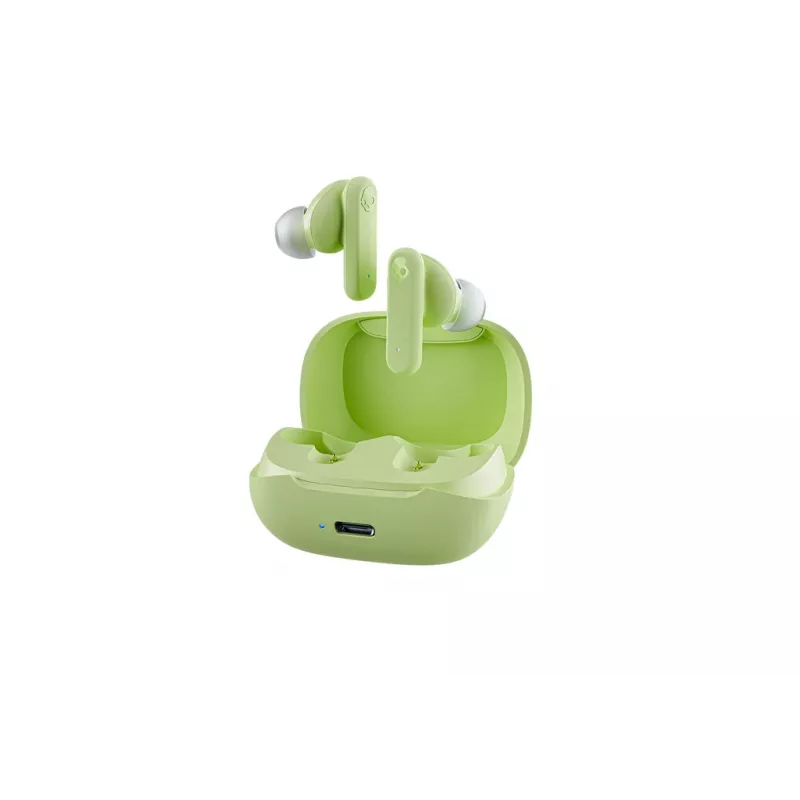 Słuchawki douszne True Wireless Skullcandy Smokin’ Buds – zielone, wewnątrzkanałowe, 20–20000 Hz, 0,0406 kg
