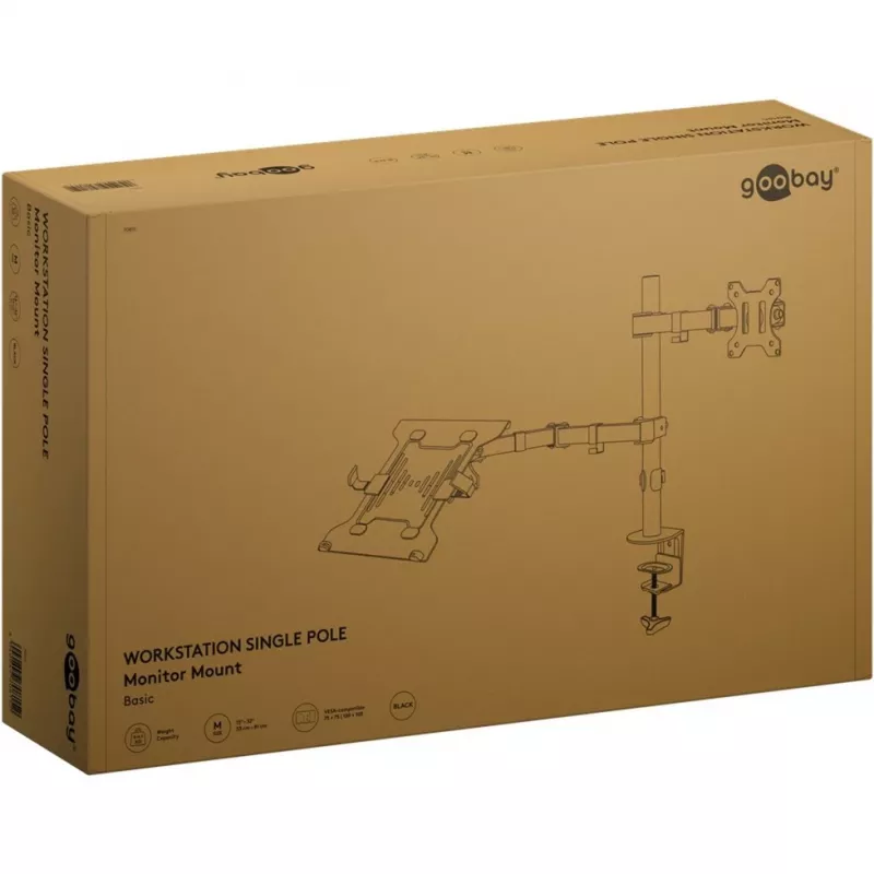 Goobay 70815 Display Czarny