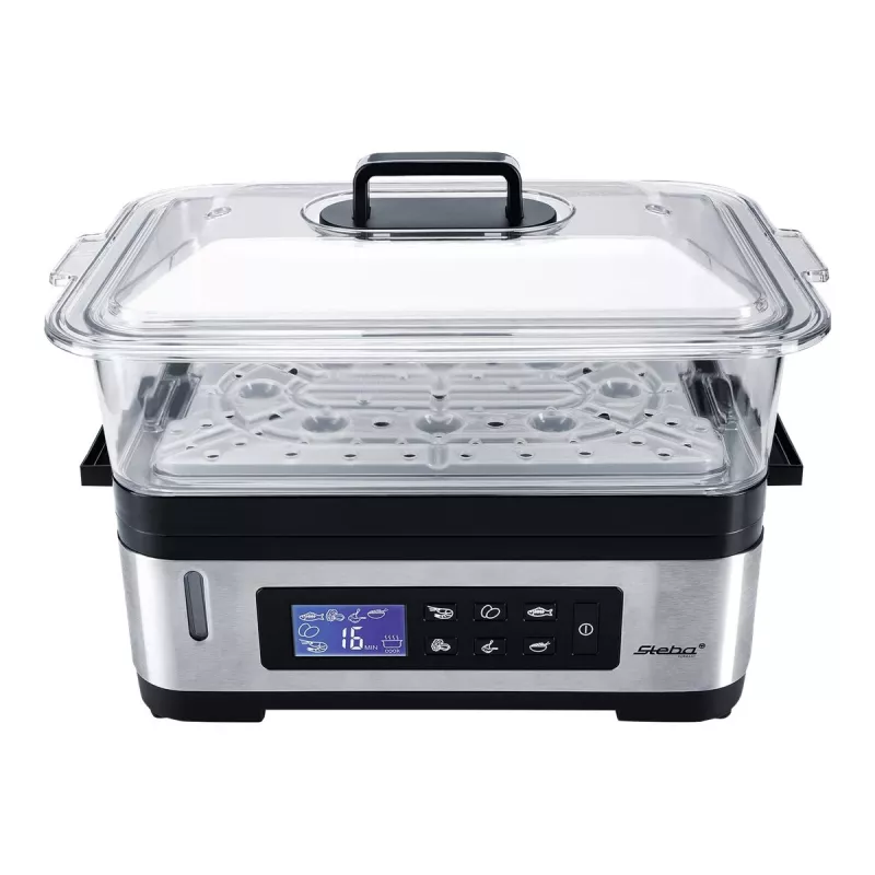 STEBA DG 2 parowar (1200 Watt, stal nierdzewna / czarny) (05.22.00)