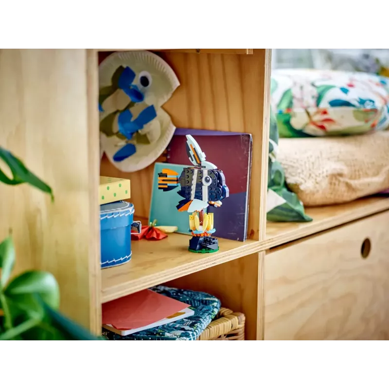 Zestaw konstrukcyjny LEGO Creator 3-w-1 Dzikie zwierzęta Tropikalny tukan 31173