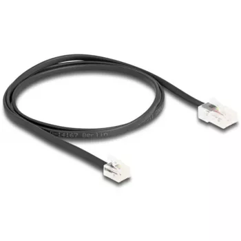 Kabel sieciowy DeLOCK 88035 RJ45 na RJ11 1m Czarny