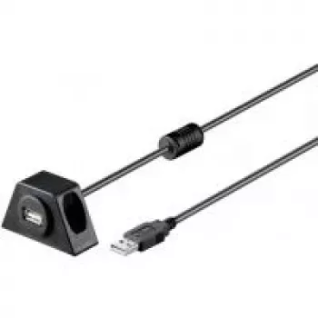 Kabel USB Goobay USB2.0 0.6m USB A czarny