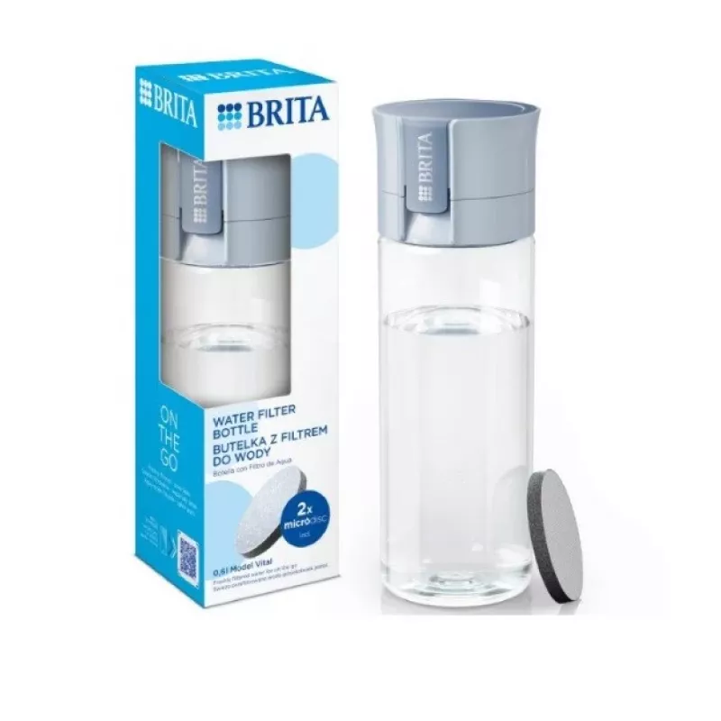 Brita Vital Butelka filtrująca 0,6 l Pastelowy niebieski
