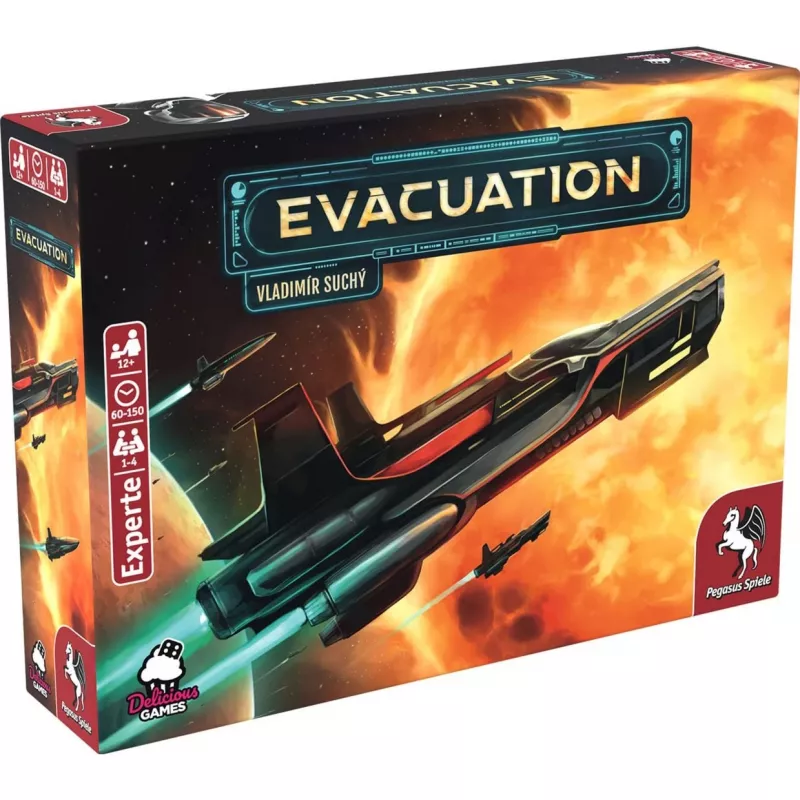 Pegasus Spiele 56260G gra planszowa Evacuation