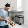 Ninja SP101 Pojedynczy 10 l Wolnostojąca frytkownica powietrzna 2400 W Czarny, Stal nierdzewna