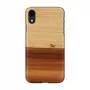 Etui na telefon man and wood do iPhone XR — czarne, ochronne, miękka powłoka