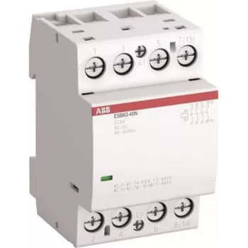 ABB ESB63-40N-06 Stycznik instalacyjny 4 NO/0 NC, 230 V AC/DC (1SAE351111R0640)