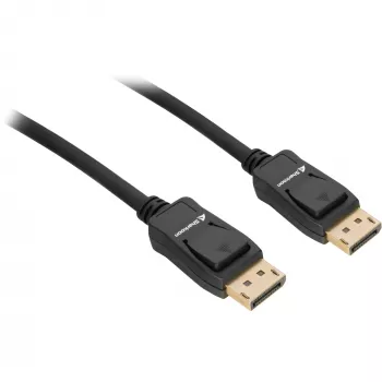 Kabel DisplayPort Sharkoon 1.4 8K, 1 m, czarny