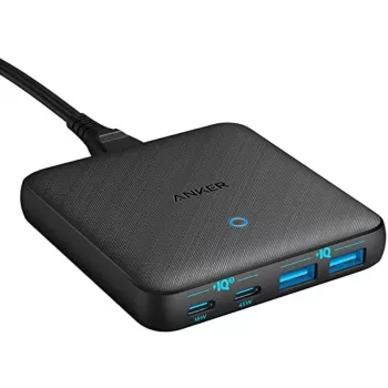 Anker 543 PowerPort Atom III Charger 65W cienki 4-Port GaN 1 x USB-C 45W 1 x USB-C 20W 2 x USB-A