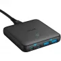 Anker 543 PowerPort Atom III Charger 65W cienki 4-Port GaN 1 x USB-C 45W 1 x USB-C 20W 2 x USB-A