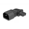 Zasilacz DeLOCK 80473 C14 na C7 2,5 A 90° czarny