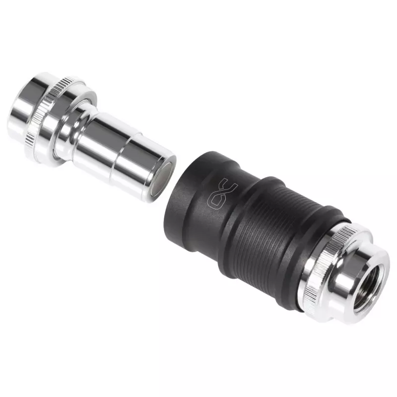 Adapter bloku wodnego Aquatuning GmbH 13857 Mosiądz Nikiel Plastik Czarny Chrom
