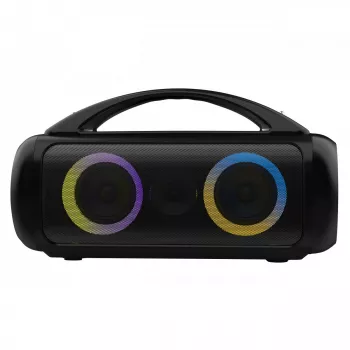 Głośnik przenośny MEDIA-TECH MT3184 — Bluetooth 5.3, 60W RMS, IPX5, akumulator litowo-jonowy 16h, ładowanie USB-C, MicroSD, TWS, mikrofon, pilot