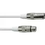 Kabel DMX EUROLITE XLR 3-pin 5 m biały