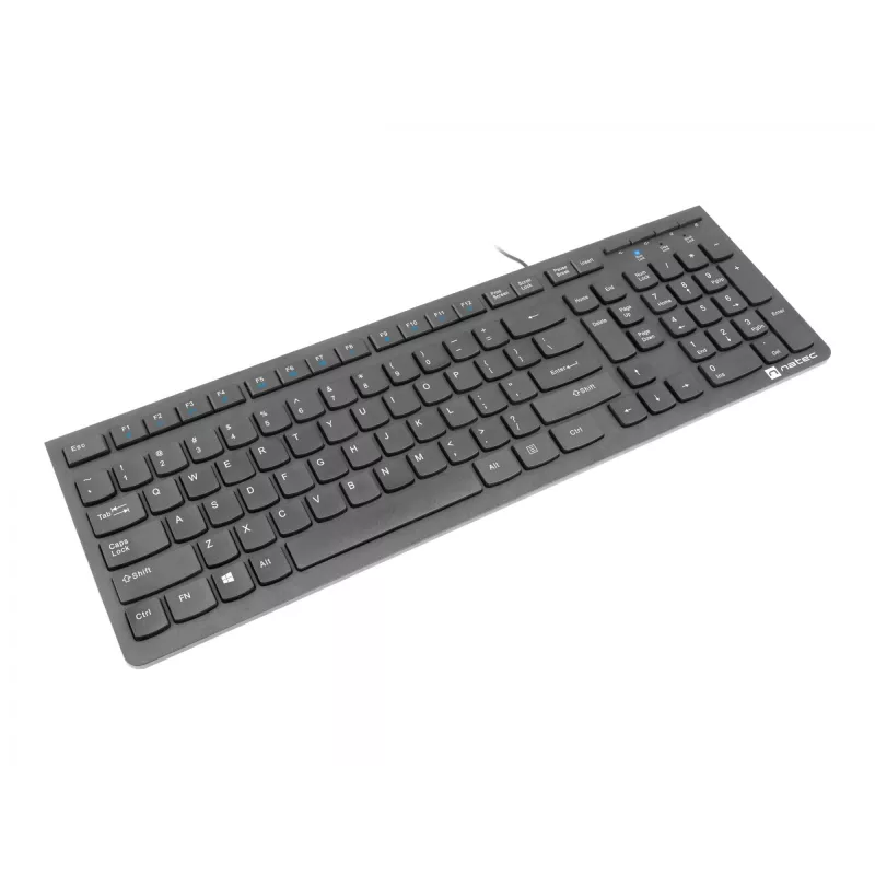 Natec Discus 2 - Klawiatura - QWERTY - US - Czarny