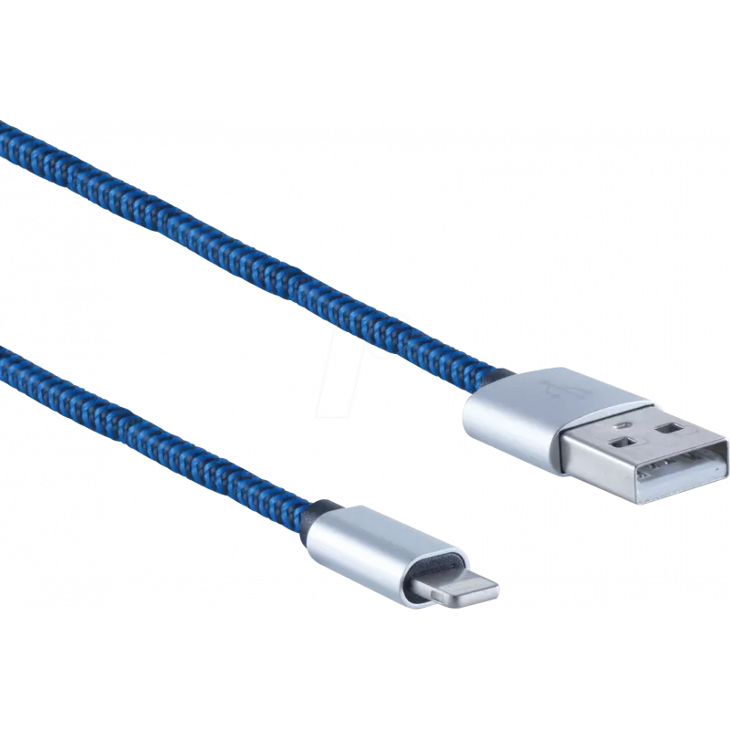 Kabel Lightning ShiverPeaks BS14-50022 2 m niebieski