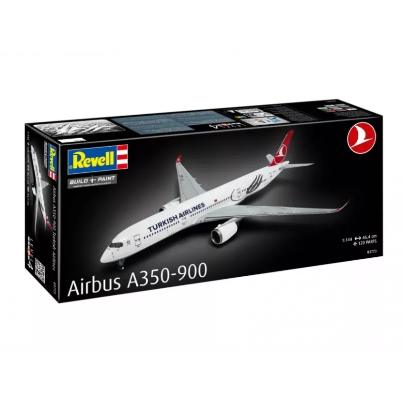 Plastikowy model samolotu REVELL Airbus A350-900 Turkish Air w skali 1/144