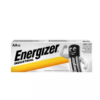 Baterie alkaliczne Energizer Industrial AAA - 6 opakowań po 10 sztuk + 6 gratisowych opakowań po 10 sztuk