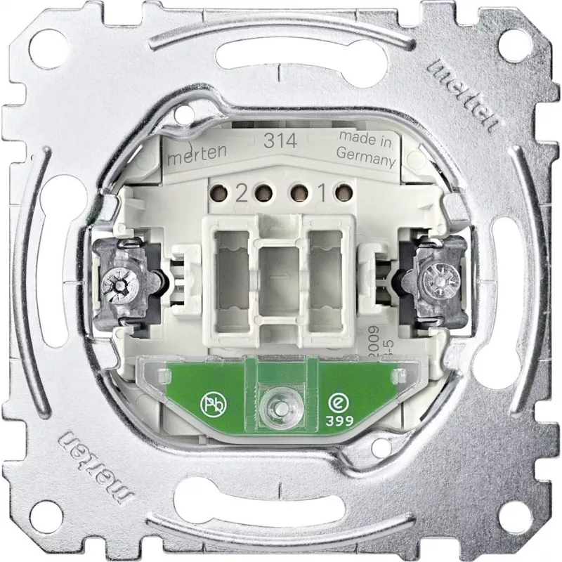 Merten Two-Way Switch-Insert QuickFlex UP 1f Ko Kontroll (MEG3606-0000)