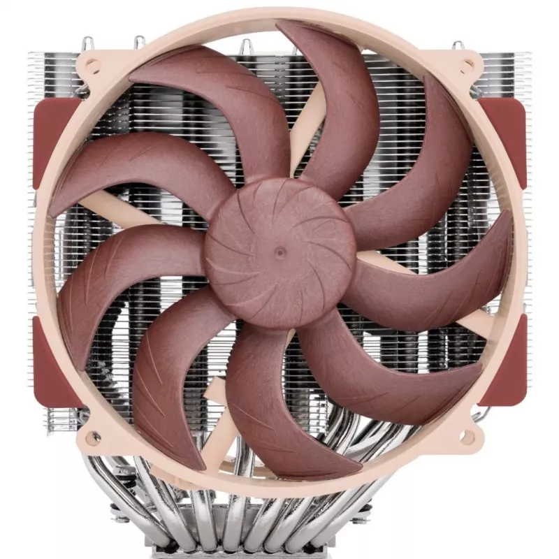 Chłodzenie powietrzem Noctua NH-D15 G2 HBC, dwa wentylatory 140 mm, 1250–1500 RPM, 155,6 m³/h, 12 V, miedź, 152×150×168 mm