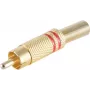 shiverpeaks BS52020-R Złącze przewodowe RCA pozłacane (BS52020-R)