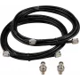 Współosiowy kabel antenowy Omnitronic TNC-Set 5 m, TNC męski – TNC męski, długość 5 m