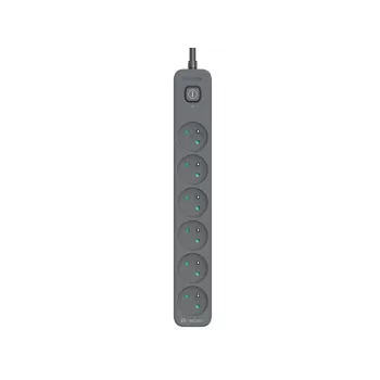 Listwa zasilająca TRACER TRALIS47025 kabel 1,8 m, 6 gniazd