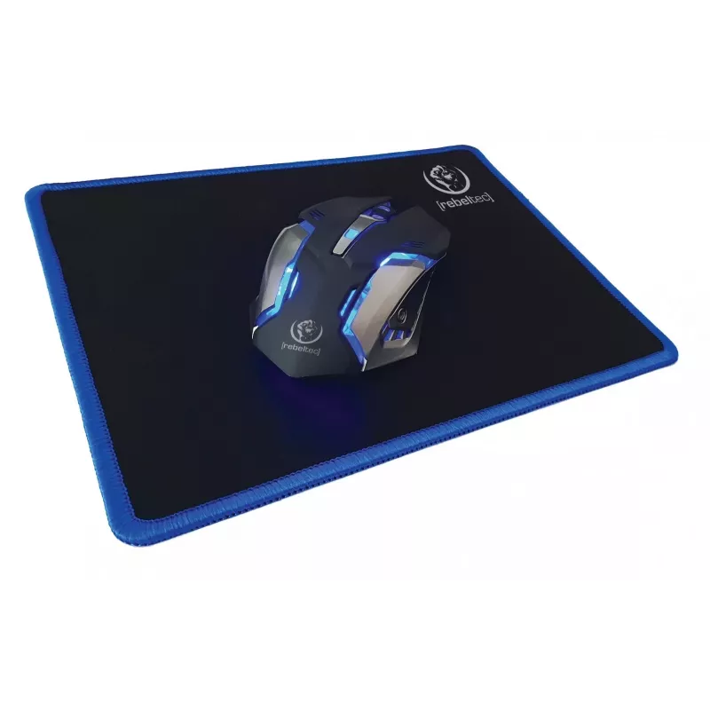Klawiatura z myszą Rebeltec SHERMAN Gaming USB QZERTY angielska czarna
